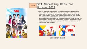 VIA Marketing kits for MIPCOM CANNES 2022